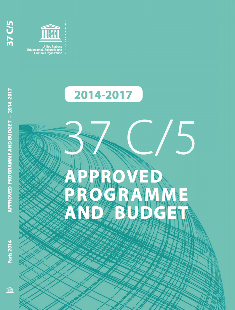 37 C/5: Approved programme and budget, 2014-2017